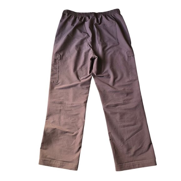 High waisted cargo straight leg Brown women’s Pant. Size Large - Picture 2 of 8